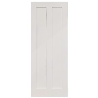 Shaker 2 Panel White Primed Panel Internal Door - All Sizes