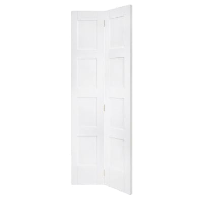 Shaker 4 Panel Bi-Fold Internal White Primed Door