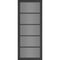 Shoreditch Black Prefinished Tinted Glazed Internal Door - All Sizes