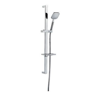 Quadra Chrome Slide Rail Kit w/ ABS Shower