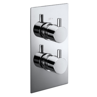 Pure Concealed 2-Way Chrome Thermostatic Shower Valve