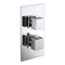 Cube Concealed 2-Way Chrome Thermostatic Shower Valve