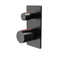 Velar Concealed 2-Way Matt Black Shower Valve