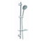Athena Slide Rail Kit w/ Chrome Hose and 6 Jet Hand Shower
