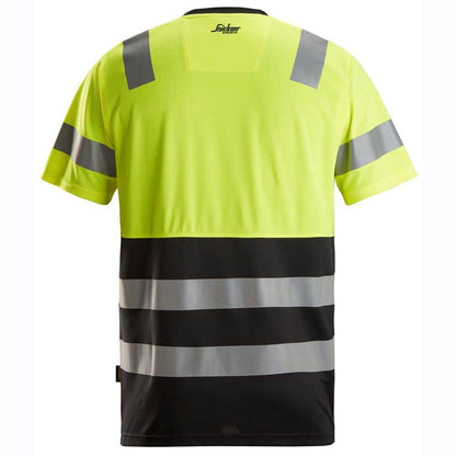 Snickers 2535 High-Vis Class 1 Short Sleeve Work T-Shirt