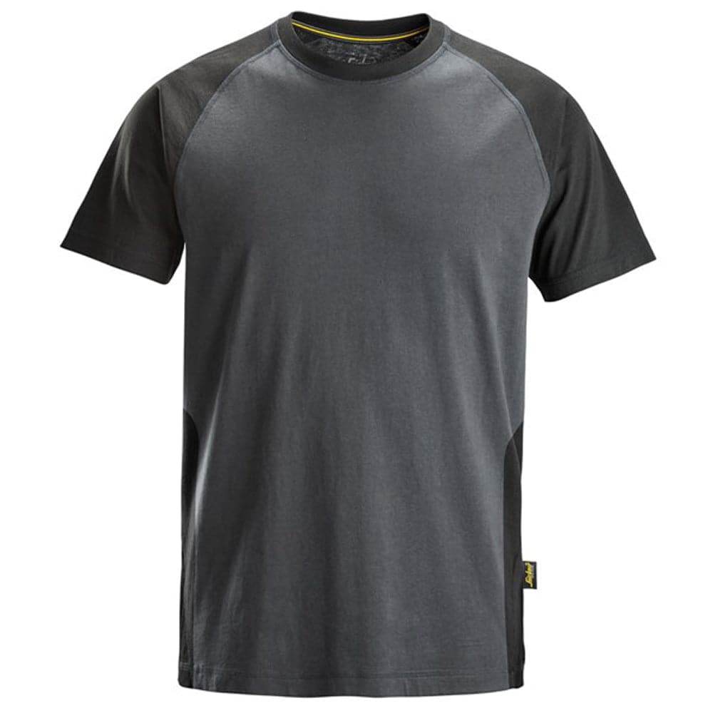 Snickers 2550 Two-Coloured Short Sleeve Cotton T-Shirt
