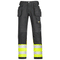 Snickers 3235 High-Vis Holster Pocket Cotton Trousers, Class 1
