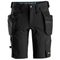 Snickers 6108 LiteWork, Detachable Holster Pockets Work Shorts Black, Waist 38"-Snickers 54