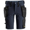 Snickers 6108 LiteWork, Detachable Holster Pockets Work Shorts Navy Blue/Black, 33" Waist-Snickers 48