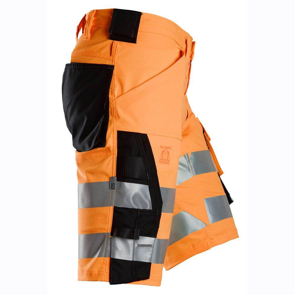Snickers 6136 Hi-Vis Class 1 Stretch Work Shorts