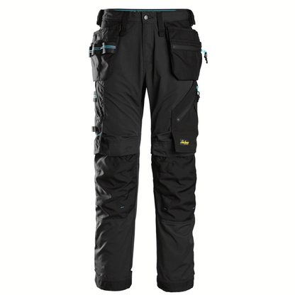 Snickers 6210 LiteWork, 37.5® Holster Pocket Work Trousers Black / 50 (35" Waist, 32" Leg)