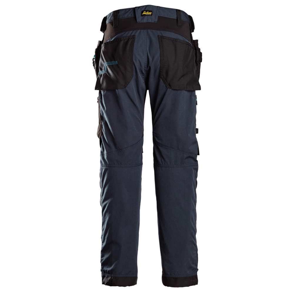Snickers 6210 LiteWork, 37.5® Holster Pocket Work Trousers Navy Blue 33" Waist 32" Leg - Snickers Size 48
