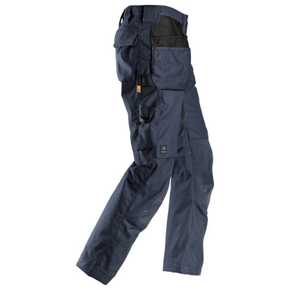 Snickers 6224  AllroundWork, Canvas+ Stretch Work Trousers+ Holster Pockets Navy