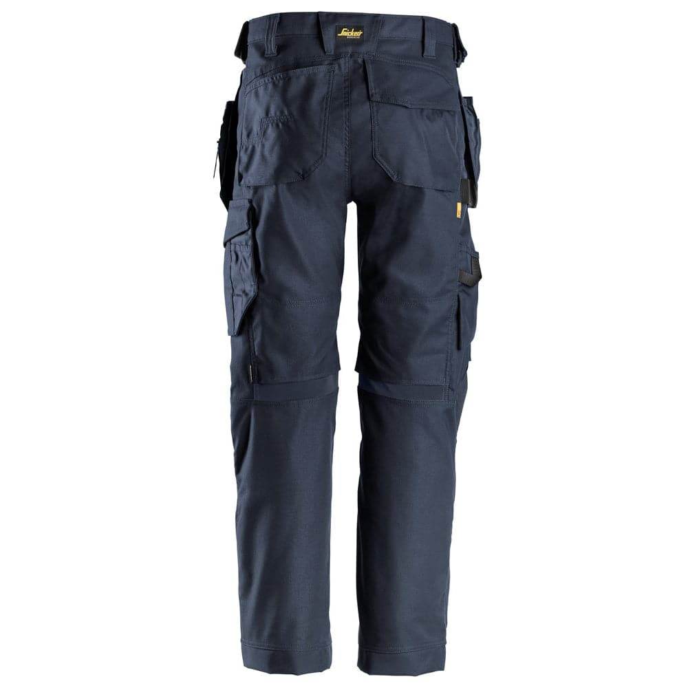 Snickers 6224  AllroundWork, Canvas+ Stretch Work Trousers+ Holster Pockets Navy