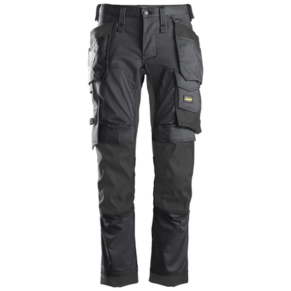 Snickers 6241 AllroundWork, Stretch Work Knee Pad Trousers Holster Pockets Steel Grey