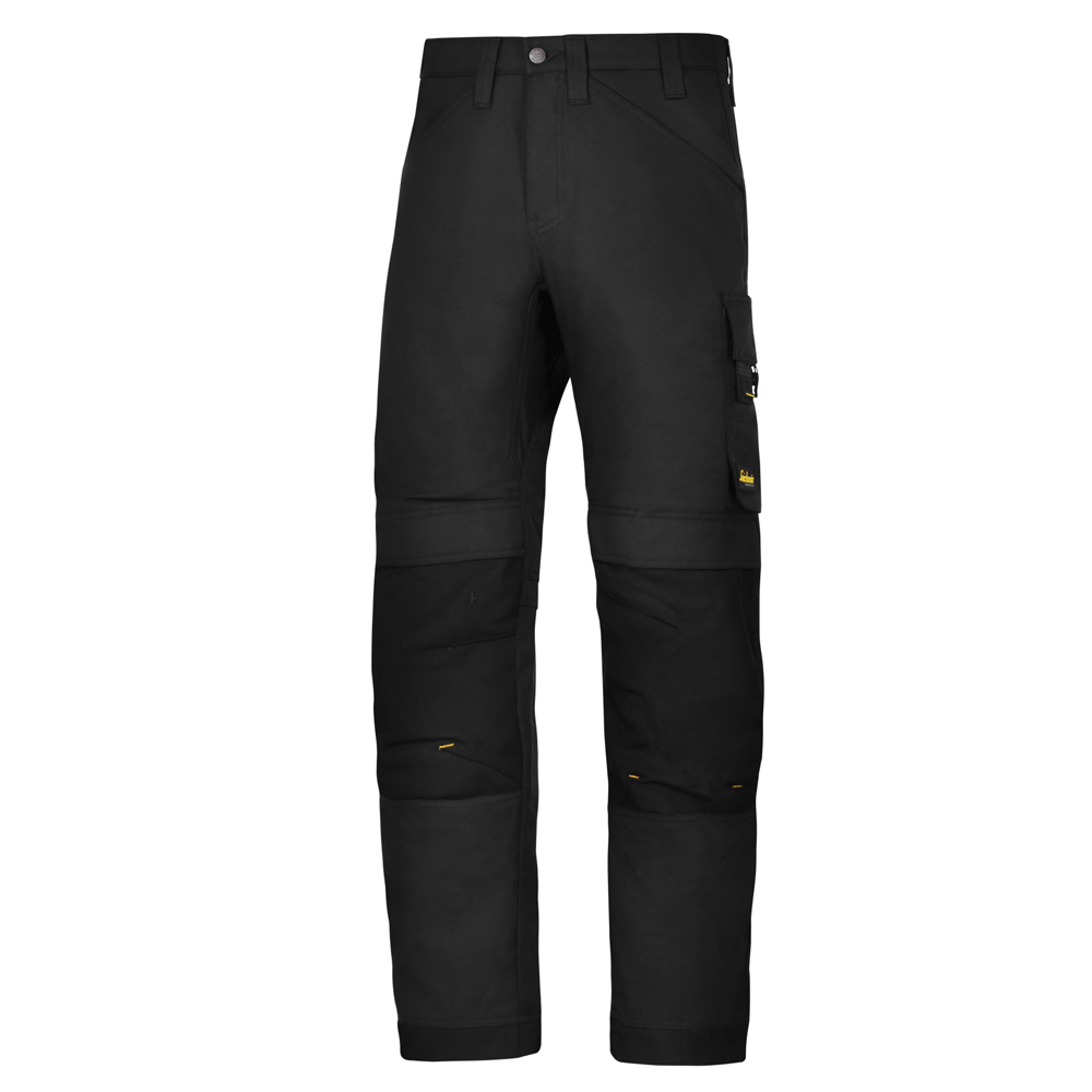 Snickers 6301 AllroundWork, Work Trousers Black, Waist 38" Leg 30"-Snickers 108