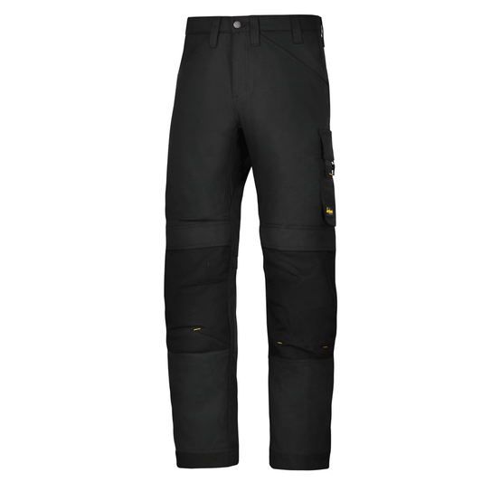 Snickers 6301 AllroundWork, Work Trousers Black, Waist 38" Leg 30"-Snickers 108