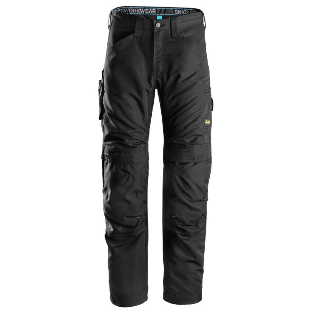 Snickers 6307 LiteWork 37,5® Work Kneepad Trousers Black 36" Waist - 30" Leg - Snickers Size 104