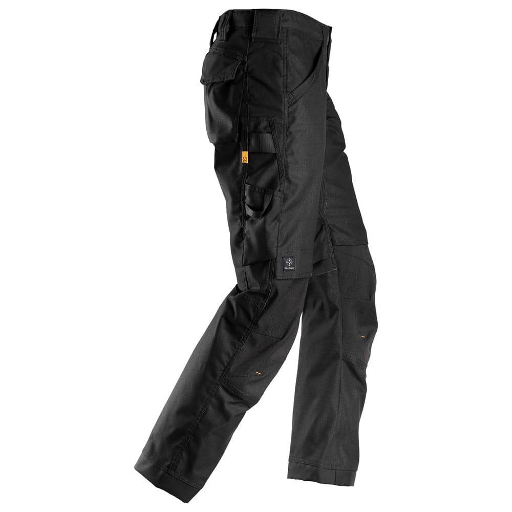 Snickers 6324  AllroundWork, Canvas+ Stretch Work Trousers+ Black