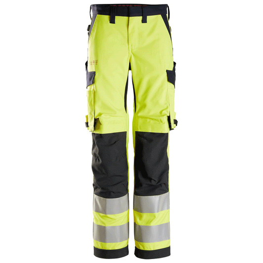 Snickers 6760 ProtecWork, Flame Retardant Womens Hi-Vis Trouser, Class 2