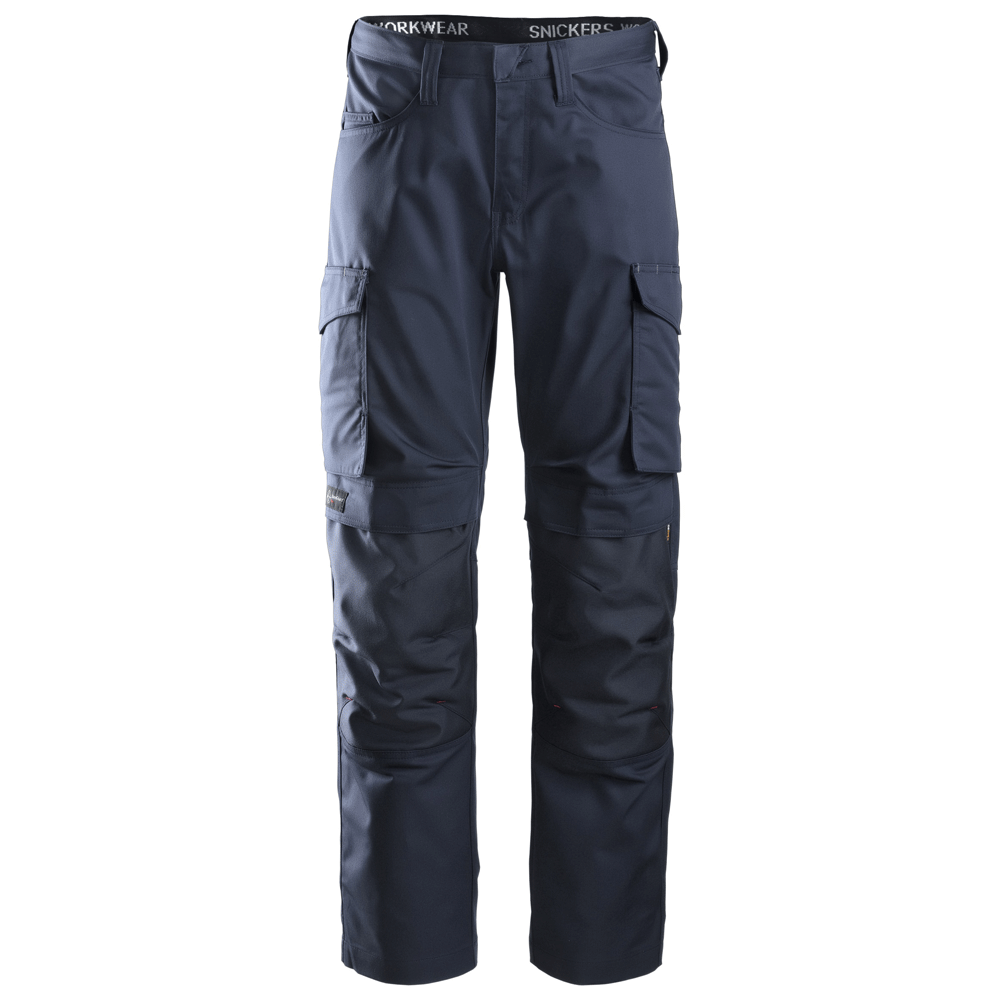 Snickers 6801 Service Trousers + Knee Pockets Navy Blue