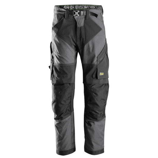 Snickers 6903 FlexiWork Stretch Kneepad Work Trousers Steel Grey