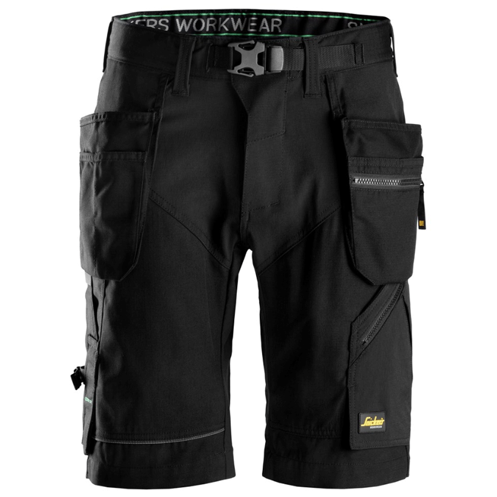 Snickers 6904 FlexiWork Holster Pocket Work Shorts Various Colours