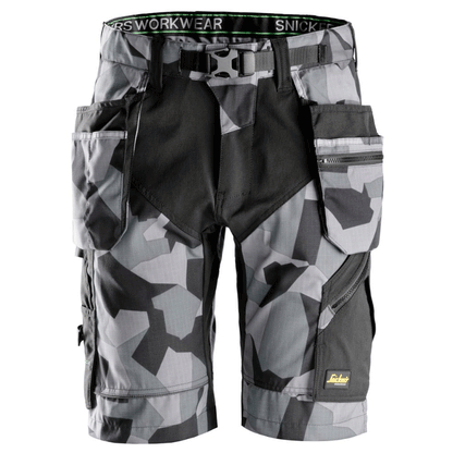 Snickers 6904 FlexiWork Holster Pocket Work Shorts Various Colours