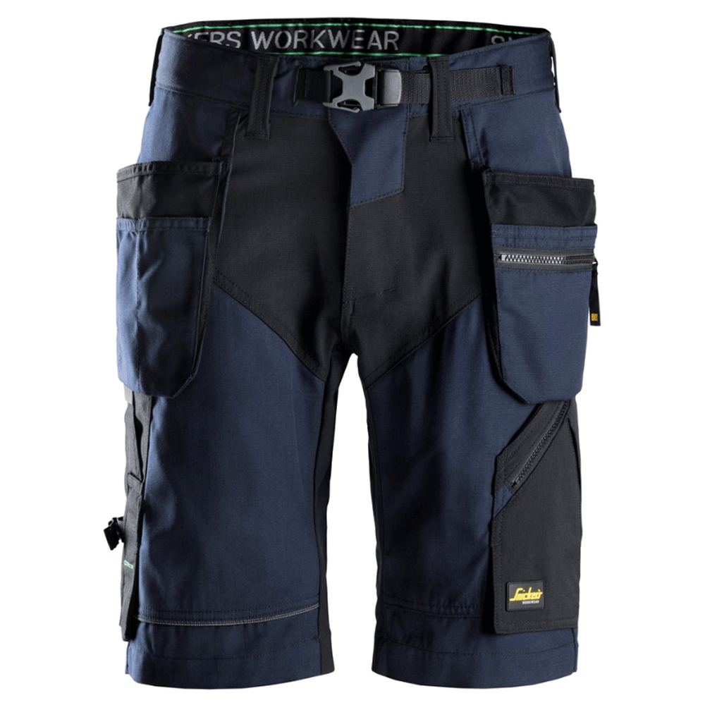 Snickers 6904 FlexiWork Holster Pocket Work Shorts Various Colours