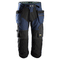 Snickers 6905 FlexiWork Holster Pocket Pirate Work Trousers Navy Blue/Black