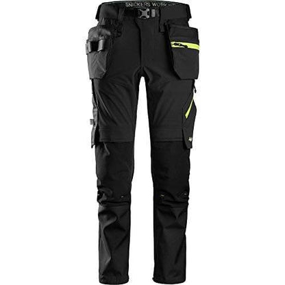 Snickers 6940 FlexiWork, Stretch Work Knee Pad Holster Pocket Trousers Various Colours