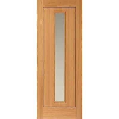 Spencer Oak Pre Finished Glazed Internal Door - All Sizes