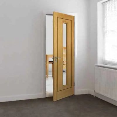 Spencer Oak Pre Finished Glazed Internal Door - All Sizes