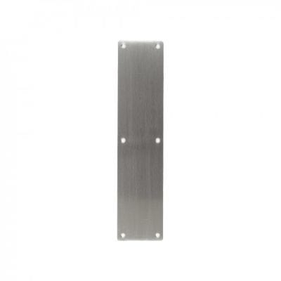 Push Plate Satin Stainless Steel - 350mm x 80mm