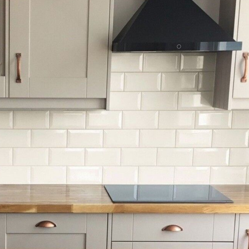 Subway Ivory Bevel Décor - All Sizes