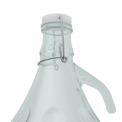 Glass Demijohn 5L With Swing Top Cap