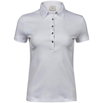 Tee Jays 1441 Ladies Pima Cotton Interlock Polo Shirt