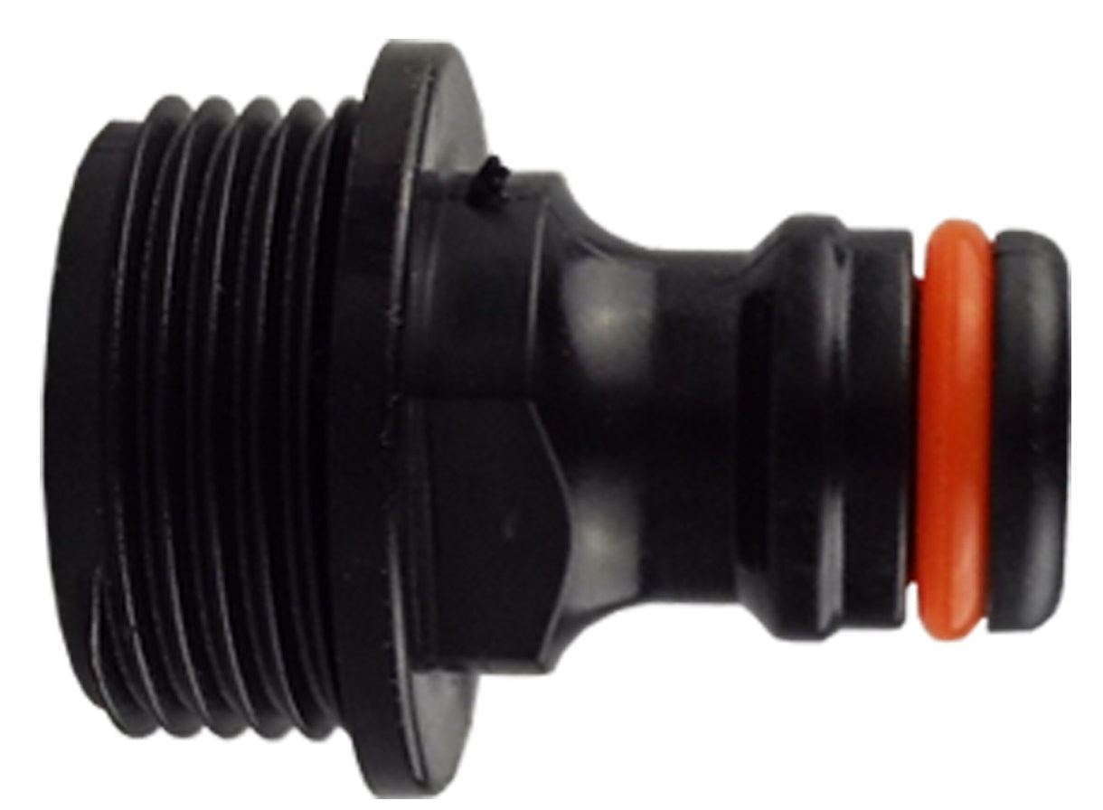 IBC 2” S60X6 Cap with Large Plastic Valve and Male Quick Connector
