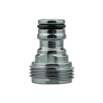 Tap Connector Snap On Male - 3/4" BSPM Brass Nickle Plated