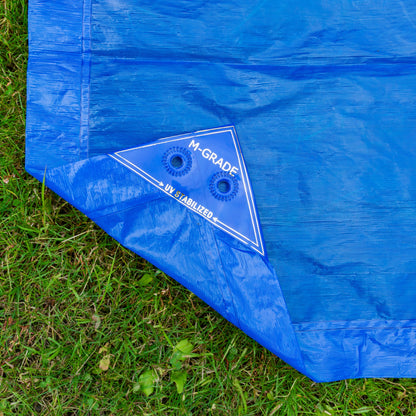 M-Grade LLDPE Blue Tarpaulin 1.5m x 2m