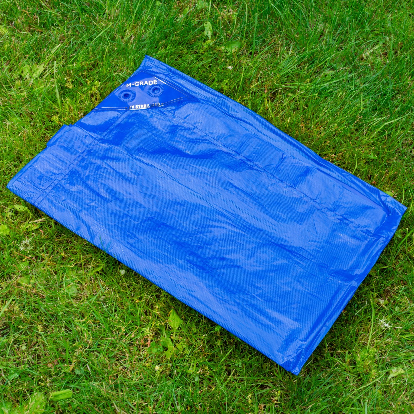 M-Grade LLDPE Blue Tarpaulin 1.5m x 2m