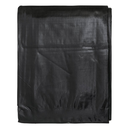 Black/Silver L-Grade Tarpaulin 4m x 6m
