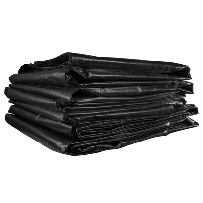 Black/Silver L-Grade Tarpaulin 8m x 12m