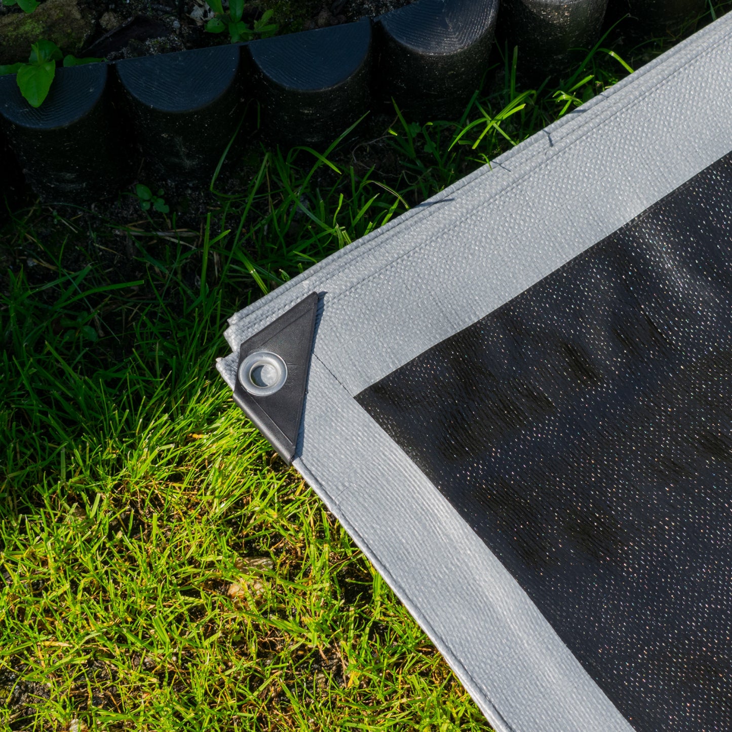 Silver XL-Grade Tarpaulin 4m x 5m