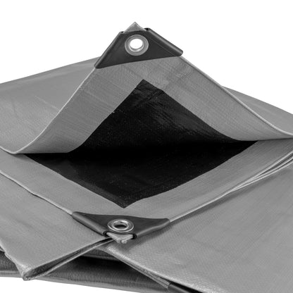 Silver XL-Grade Tarpaulin 6m x 8m