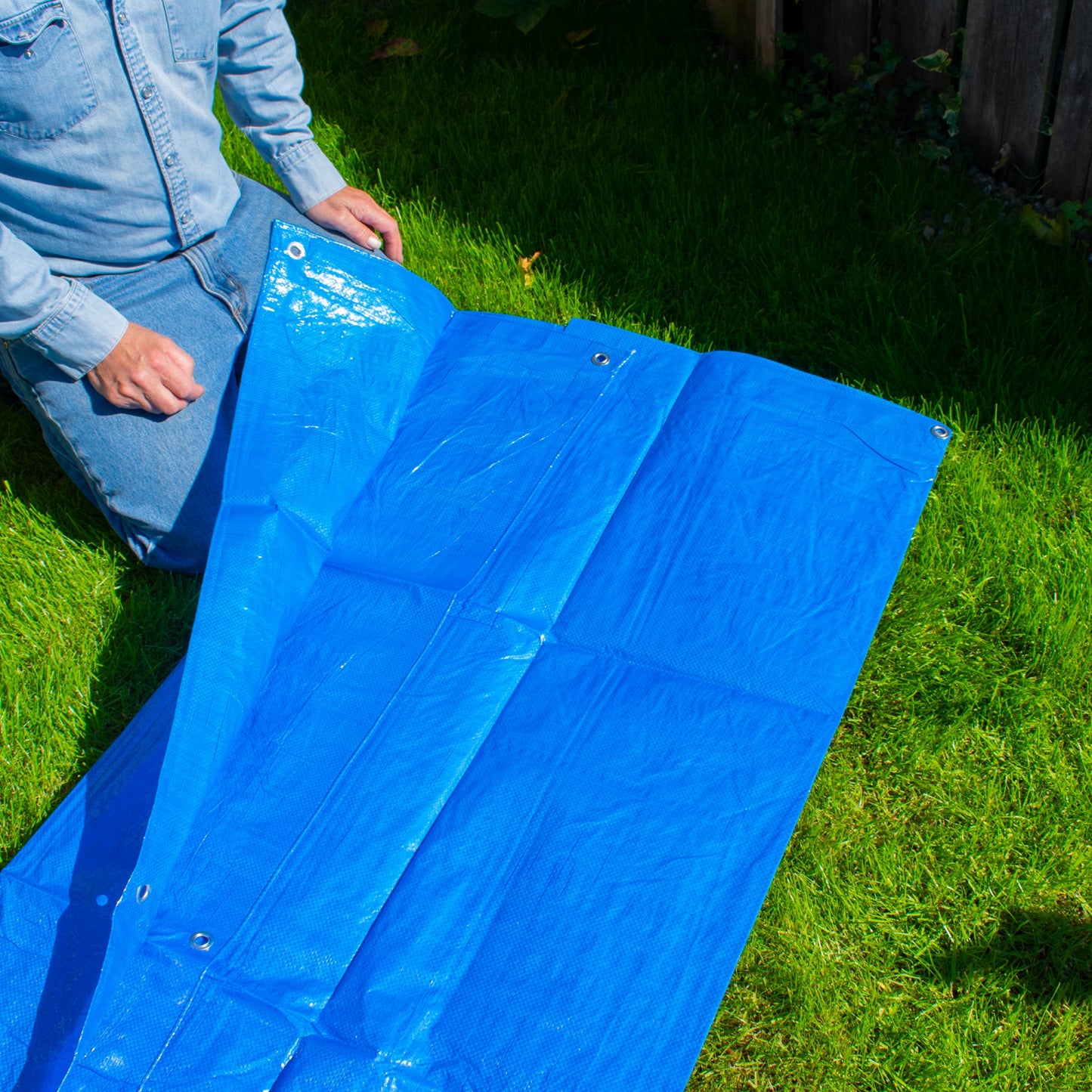 Blue S-Grade Tarpaulin 1.5m x 6m