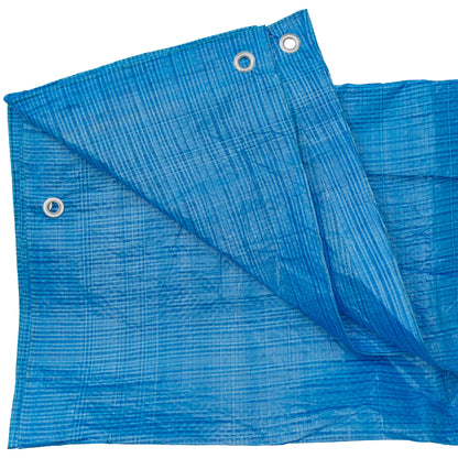 Blue S-Grade Tarpaulin 6m x 8m