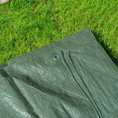 Green S-Grade Tarpaulin 4m x 4m