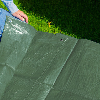 Green M-Grade Tarpaulin 1.5m x 2m