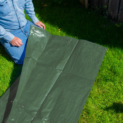 Green M-Grade Tarpaulin 4m x 4m